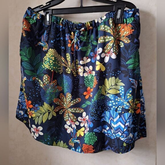 Loft L floral skirt, elastic waist - Picture 10 of 11